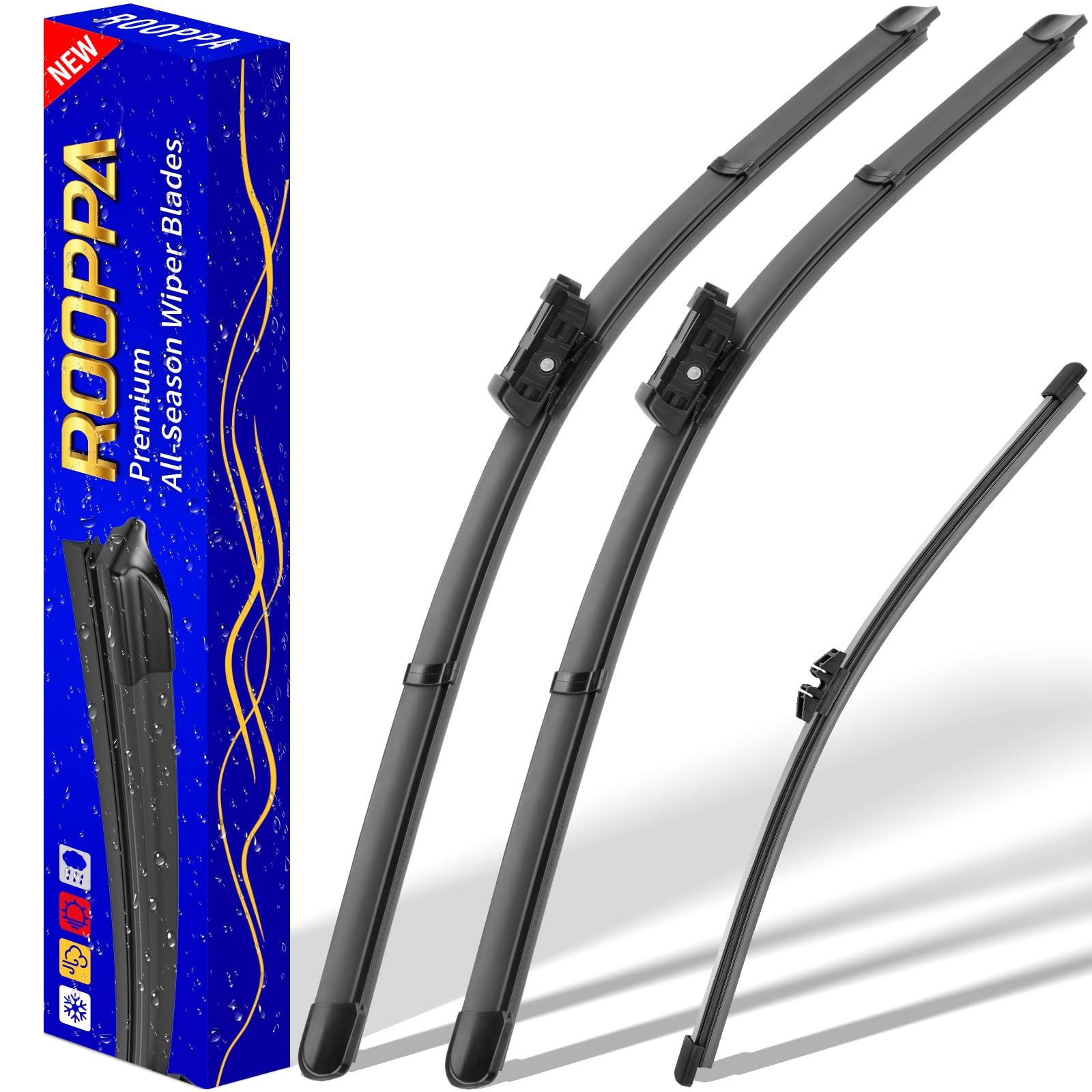 Amazon.com: 3 wipers Replacement for 2016-2022 Volvo XC90